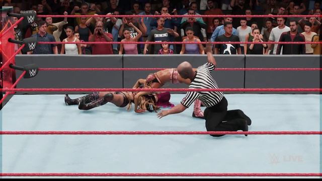 #WWE2k18 RAW (woman) бой между Sasha Banks - Alicia Fox смотреть онлайн