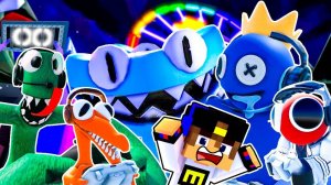 КАК ПРОЙТИ ИГРУ РАДУЖНЫЕ ДРУЗЬЯ 2 в МАЙНКРАФТ НУБ И ПРО ВИДЕО ТРОЛЛИНГ ЕВГЕНБРО MINECRAFT Евгенбро