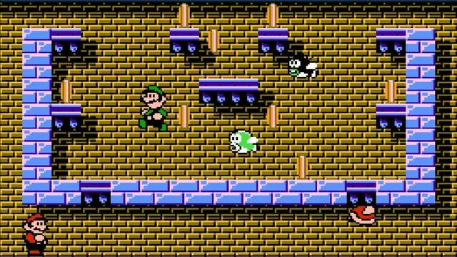 Coin Quest: Starring Mario & Luigi (2017) | Hack of Super Uwol [NES] смотреть онлайн