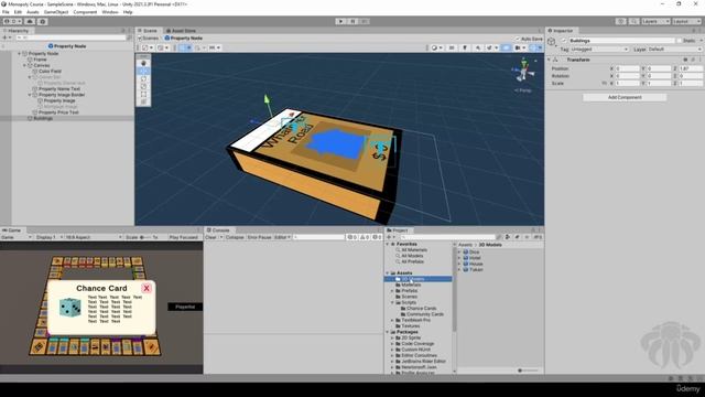 Unity Game Tutorial Monopoly 3D - Board Game4 смотреть онлайн