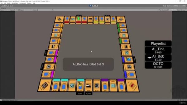Unity Game Tutorial Monopoly 3D - Board Game7