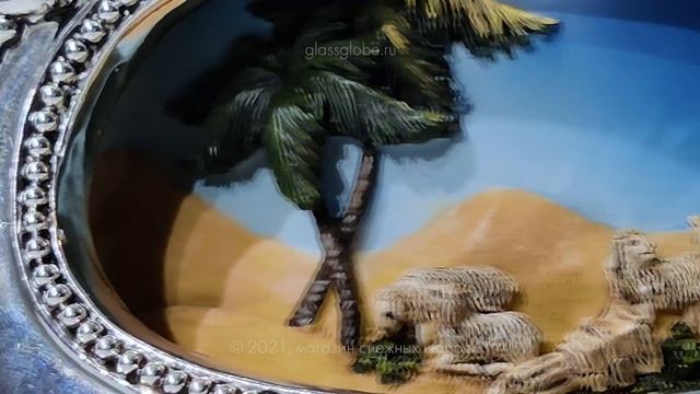 Рождественский вертеп — огромный снежный шар "Рождественские ясли". Christmas Nativity Scene. смотреть онлайн