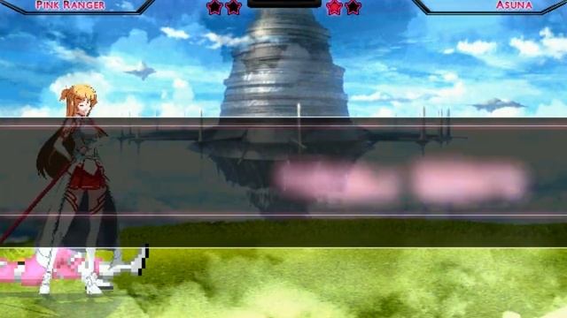 M.U.G.E.N Pink Ranger VS Asuna смотреть онлайн
