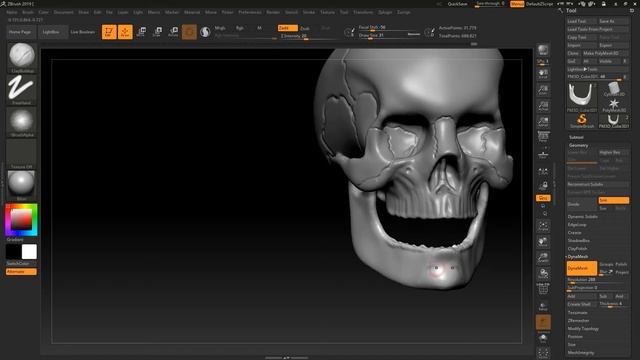 Anatomy Study Ep-2 - Zbrush Skull Study-(Part2) Ch-21 смотреть онлайн