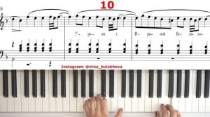 ADAGIO Marcello Bach Piano Sheets АДАЖИО Марчелло Бах Пианино Ноты Как играть Partitura Easy How to