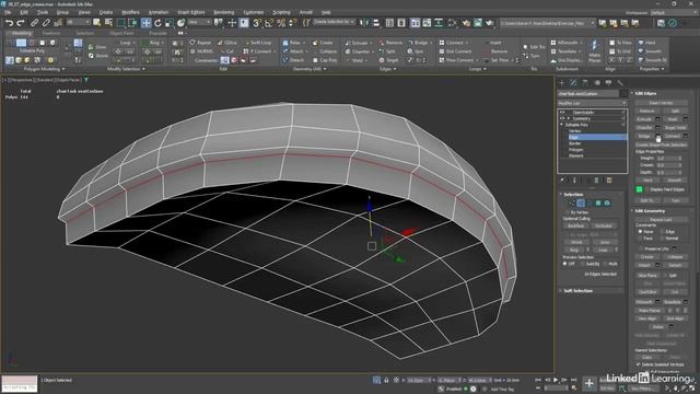 60 - Сохранение количества полигонов с помощью Edge Crease в 3ds Max 2025 смотреть онлайн