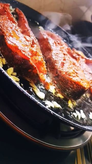 Huge Fish Fry Surmai Fish Fry #shorts #fishfry