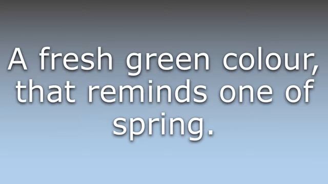 What does Spring green mean? смотреть онлайн