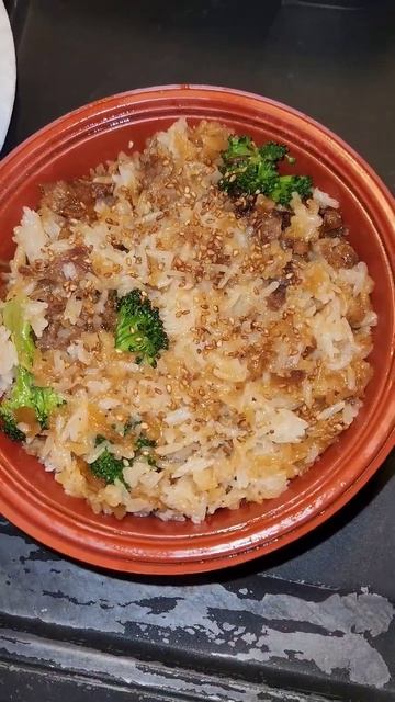 Teriyaki Beef Bowl 🥣 7 🌟 #shorts #food #asianfood