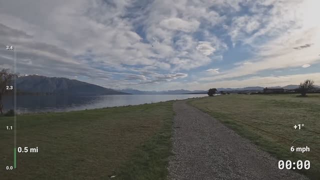 Virtual Run | Virtual Running Videos Treadmill Workout Scenery | Te Anau Lake Front