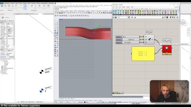 Rhino.Inside.Revit Beginner Course - 1/3 - Automatic LEVELS and COLUMNS смотреть онлайн