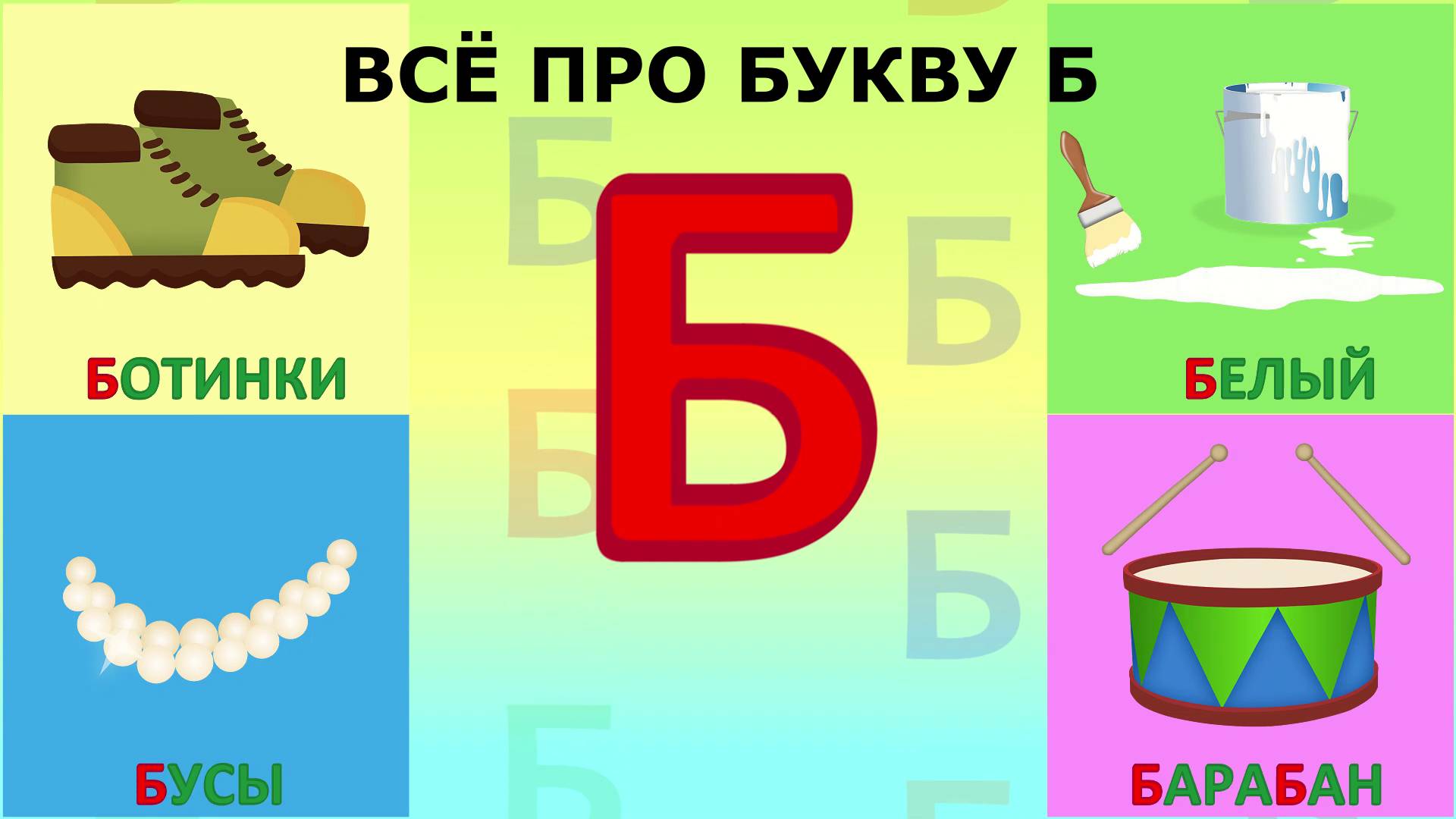 Алфавит БУКВА Б + как писать + слова на Б #Детскаяпланета #ТатьянаБокова смотреть онлайн