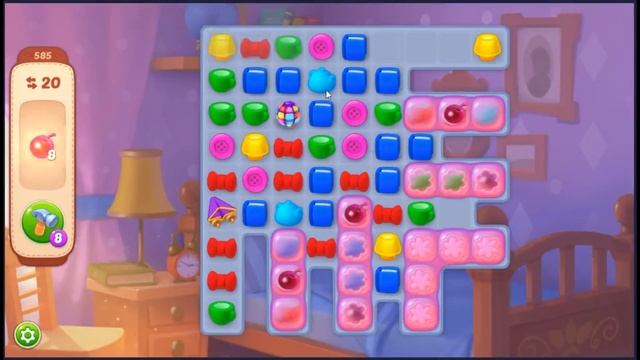 Homescapes Level 585 - NO BOOSTERS 🏠 | SKILLGAMING ✔️