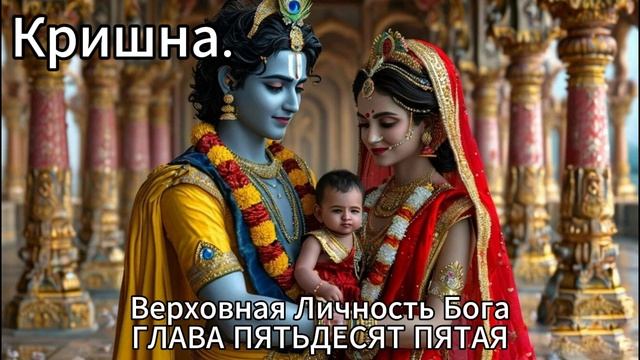 Кришна. Верховная Личность Бога. ГЛАВА ПЯТЬДЕСЯТ ПЯТАЯ
У Кришны и Рукмини рождается Прадьюмна смотреть онлайн