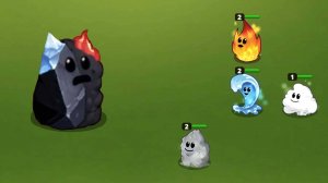 Эволюция элементалей в симуляторе Elemental Merge !