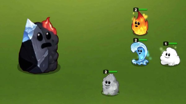 Эволюция элементалей в симуляторе Elemental Merge !