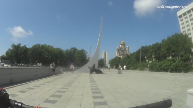 Владивосток Корабельная набережная,центральная площадь (13 августа 2024). смотреть онлайн