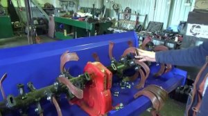 Установка ножей на почвофрезу