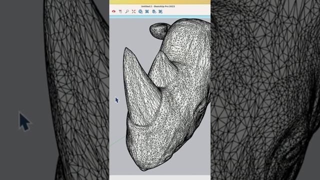 Simple fix for broken imported mesh #sketchup #shorts смотреть онлайн