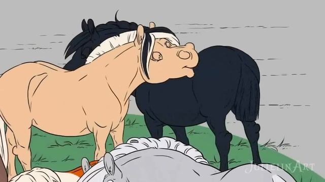 Herd of Cartoon Ponies - Time Lapse Drawing! смотреть онлайн
