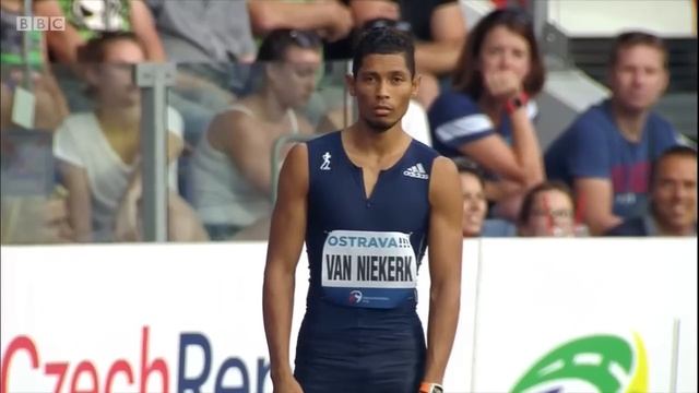 Wayde Van Niekerk 300m World Record (30.81) Golden Spike Ostrava 2017 [English]