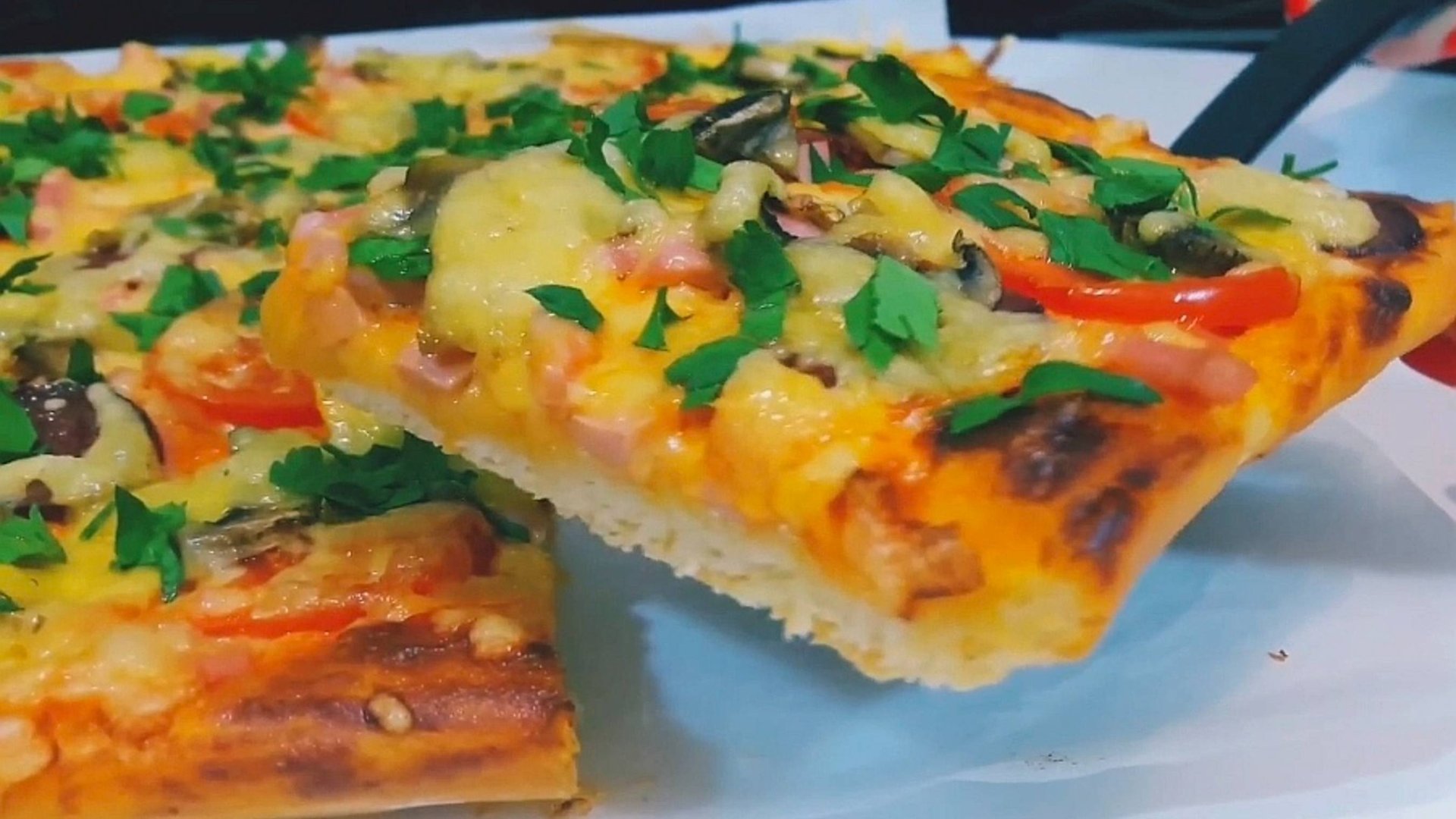 🔥ДОМАШНЯЯ ПИЦЦА🍕 - САМАЯ ВКУСНАЯ! смотреть онлайн