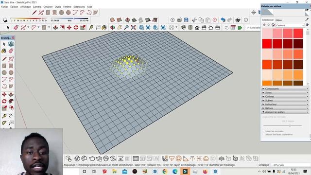Comment réaliser un terrain sur SketchUp 2021 смотреть онлайн
