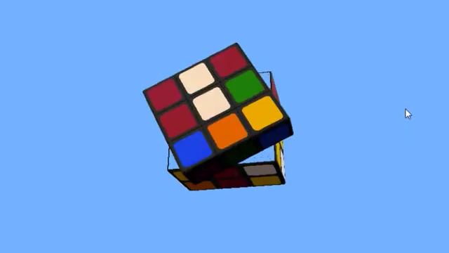 Rubik's Cube Solving Program v1.1 (XNA) смотреть онлайн