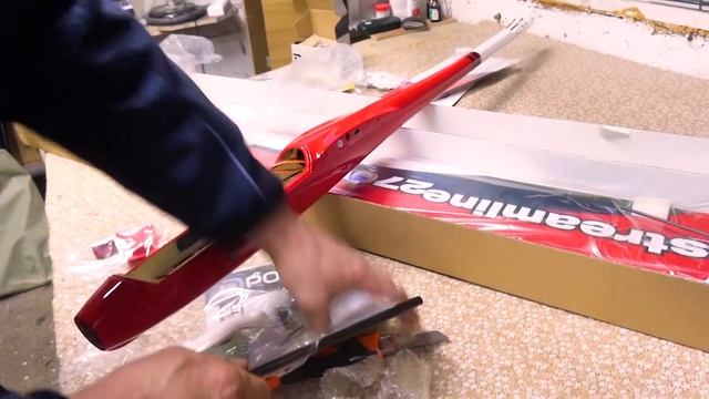 Распаковка планера D-POWER STREAMLINE 270V смотреть онлайн