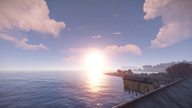 Утро в рыбацкой деревне на рассвете в Rust смотреть онлайн