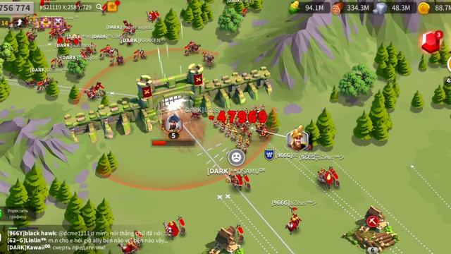 Rise of kingdoms, Kingdom 2966 vs 2964 ,KvK2 🔥 смотреть онлайн