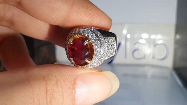 Batu Red Ruby Madagascar 3.04cts Sertifikat SKY Lab смотреть онлайн