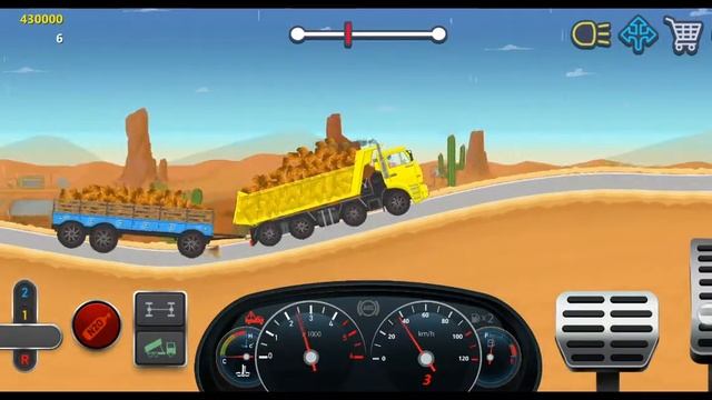 Truck Real Wheels Simulator | 8x8 Truck Over Load Clay To Cement Factory
