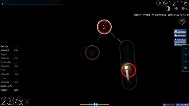 osu! Silhouette full combo (insane 4.37 STARS) + HD смотреть онлайн