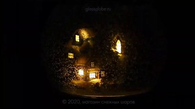 Стеклянный шар со снегом "Новогодний фонарь". смотреть онлайн