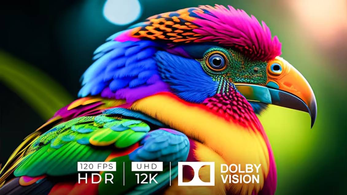 [4K] 12K HDR 120fps Dolby Vision With Calming Music (AMAZON FOREST)