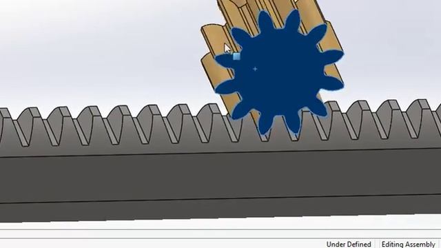 Rack and Pinion Steering System in SolidWorks 2017 смотреть онлайн