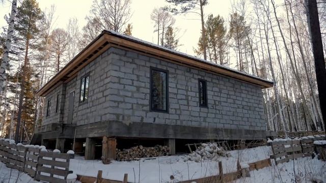 Дом 132 м2 в Патронах из газобетона под ключ | Традиция, строительная компания г. Иркутск смотреть онлайн
