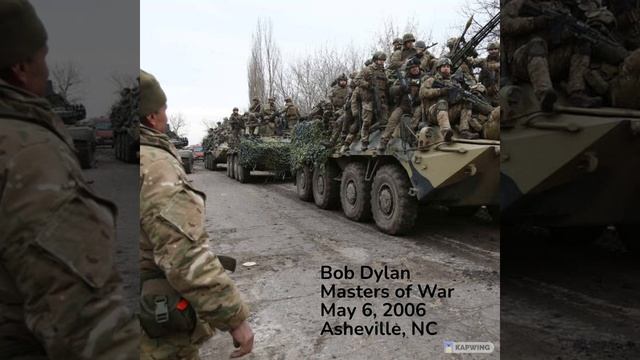 Bob Dylan - Masters of War Live May 6 2006