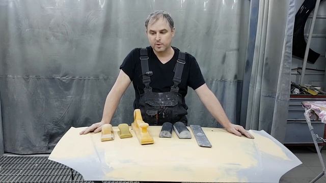 Ремонт капота часть 5/9 шлифование шпаклёвок, абразивы и инструменты смотреть онлайн