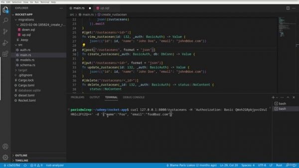 Udemy – Building web APIs with Rust (beginners)