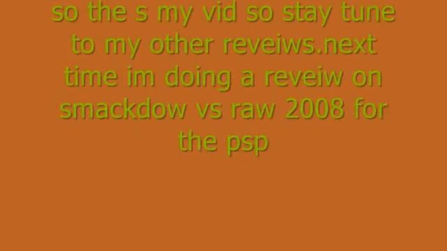 wwe smackdown vs raw 2008 wii review смотреть онлайн