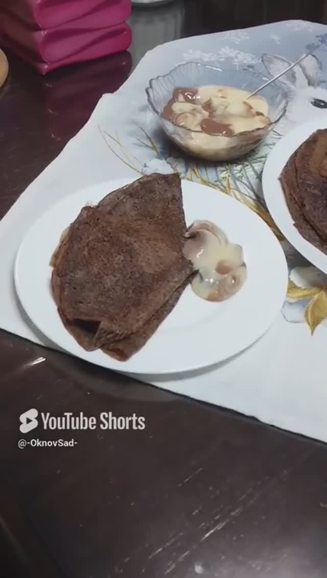 Шоколадные Блинчики. #рецепты #домашнийвлог #готовимподомашнему #вкусно