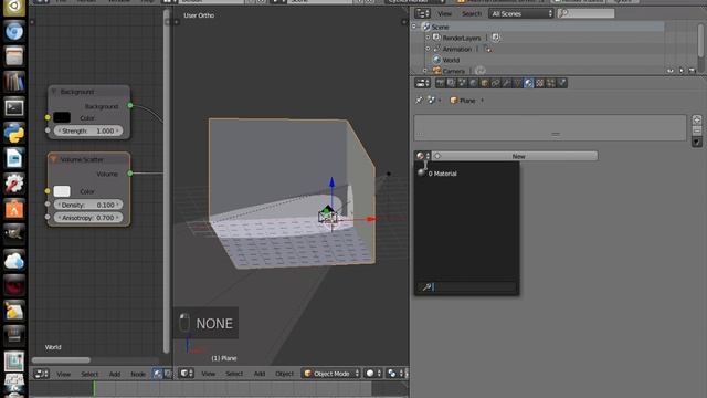 Blender Cycles Volumetric Scatter Shader (general overview) смотреть онлайн