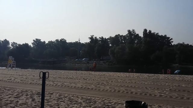 Уборочная машина пляжей Гидропарка # Sweeper Beaches Hydropark#