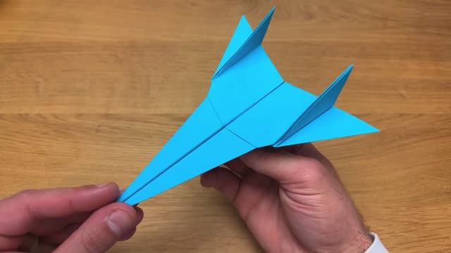 САМОЛЕТИК БУМАЖНЫЙ ОРИГАМИ