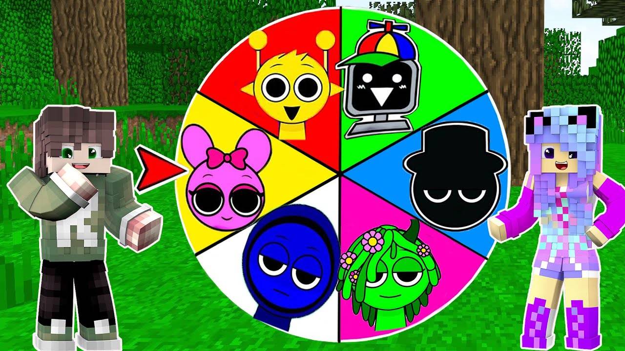 ВЫБЕРИ ПРАВИЛЬНОЕ КОЛЕСО ФОРТУНЫ ВСЕ ВИДЫ СПРУНКОВ В МАЙНКРАФТ смотреть онлайн