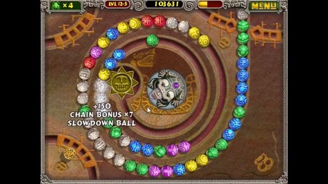 [Zuma Deluxe] Spiral of Doom on 7 Different Map Styles | Part 3 смотреть онлайн