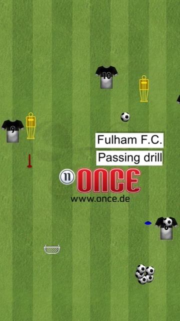 Fulham F.C. - passing drill смотреть онлайн