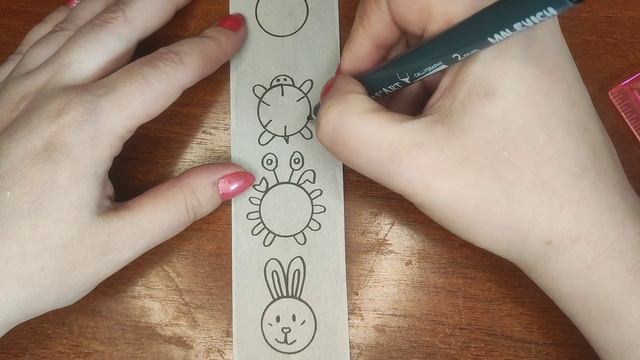 Как нарисовать зверей из кружочков смотреть онлайн